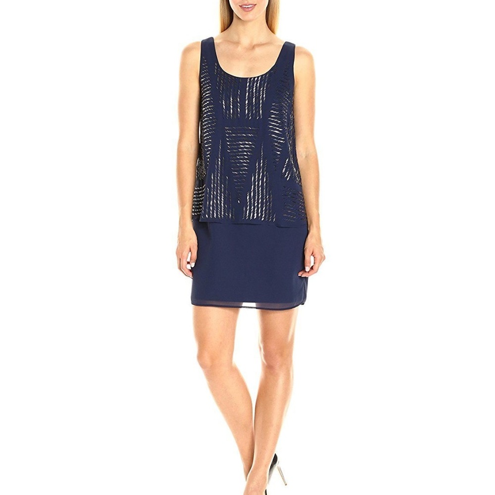 NWT Laundry Beaded Cocktail Dress